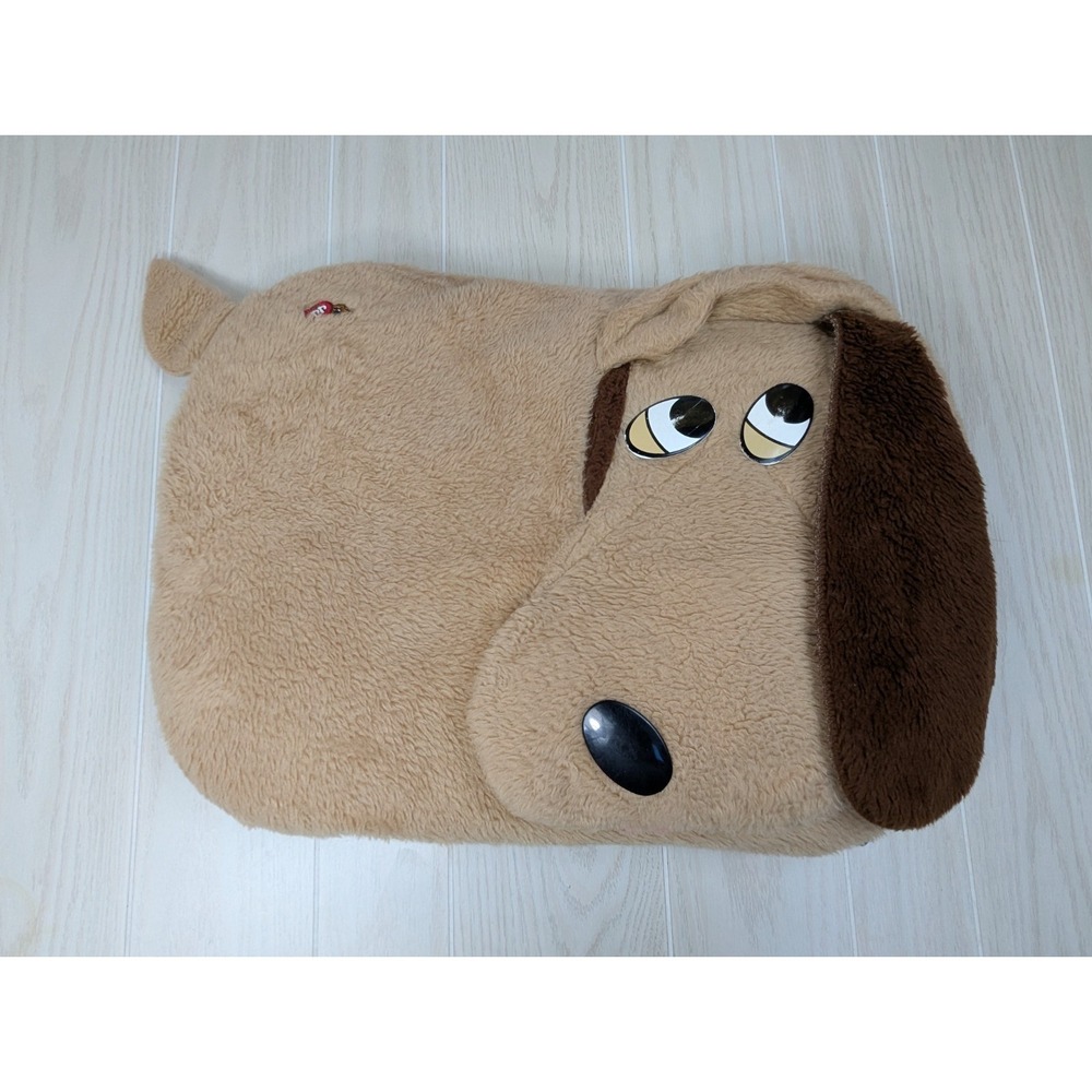 Pound Puppies Brown Puppy Dog Pillow Plush USED READ Had Sleeping Bag
